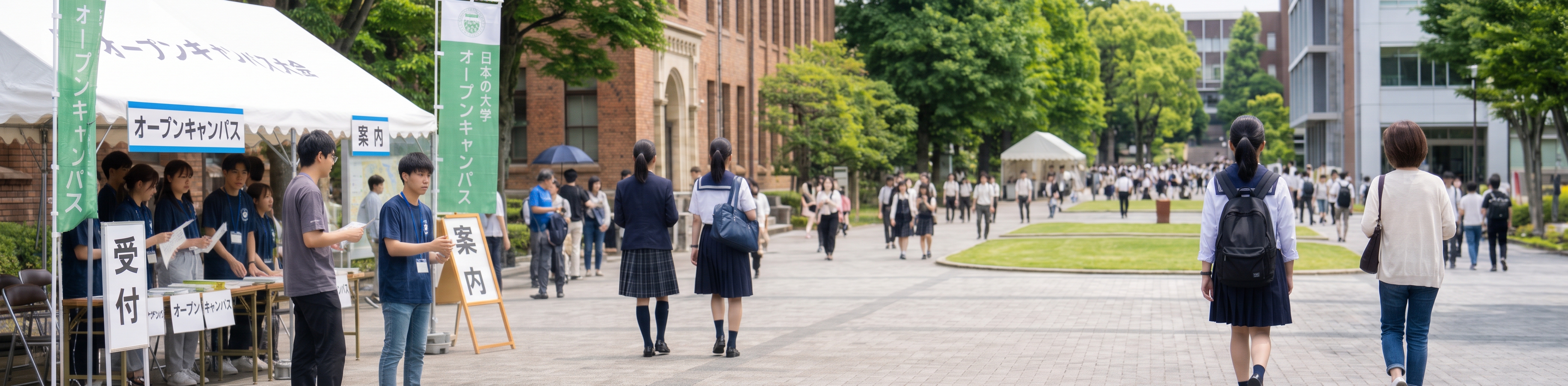大学オープンキャンパスの様子